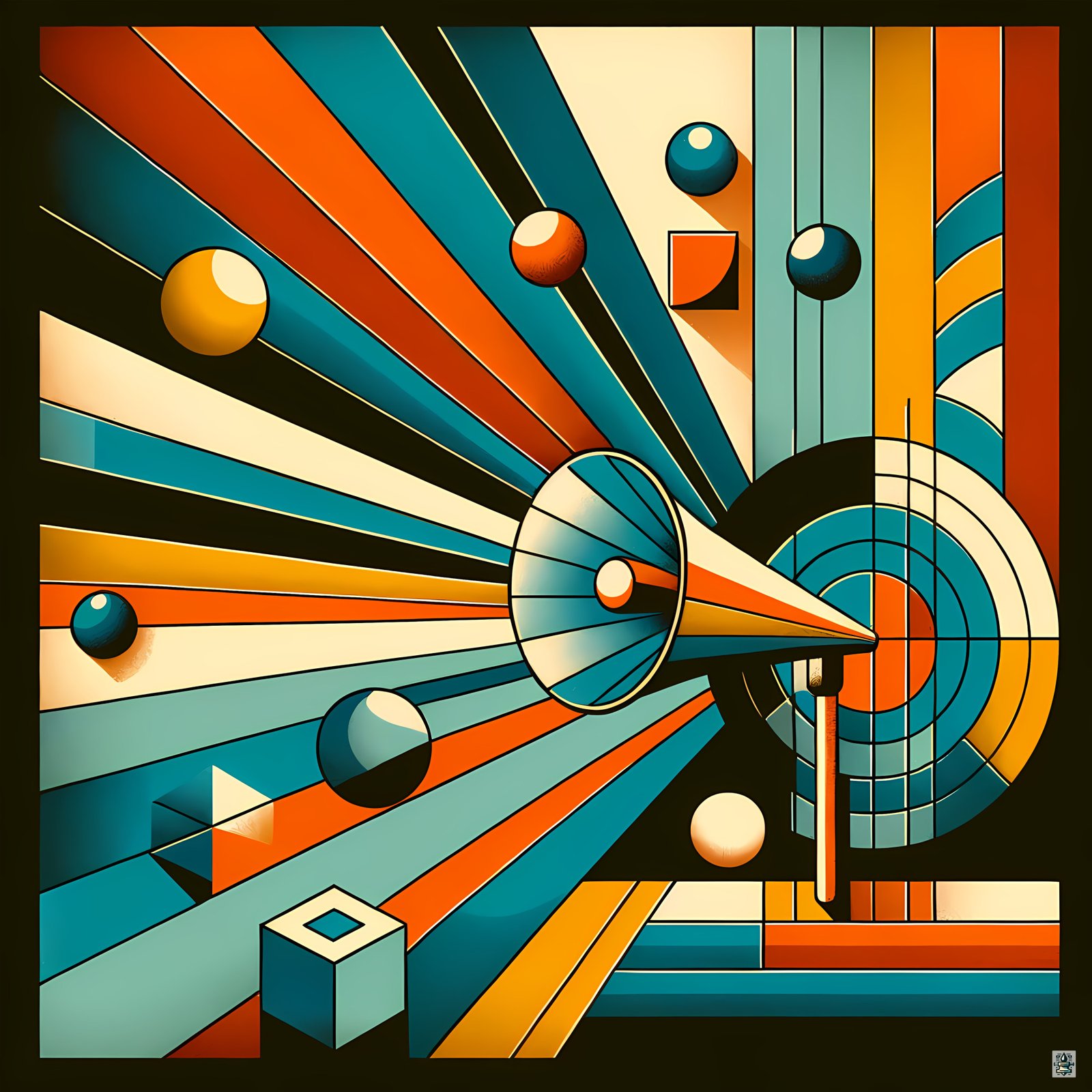 Geometric Rays and Spheres Abstract Composition