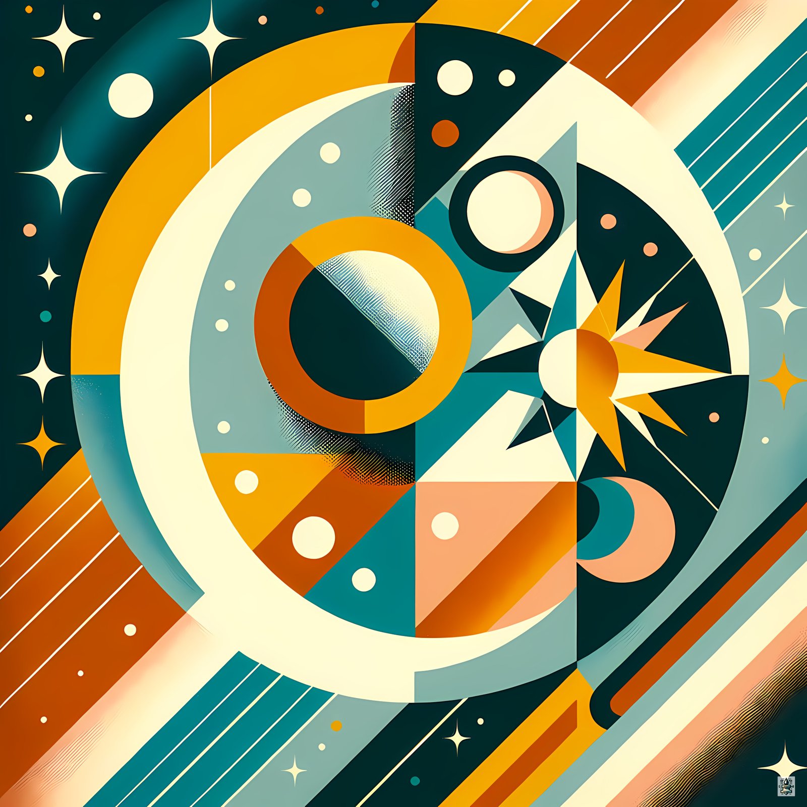 Geometric Moon and Star Orbit