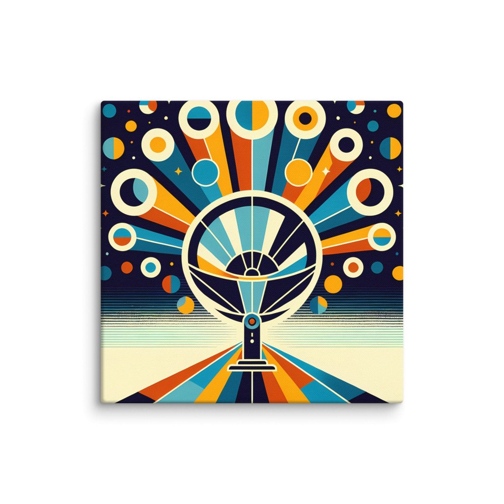 Retro Space Radar Burst