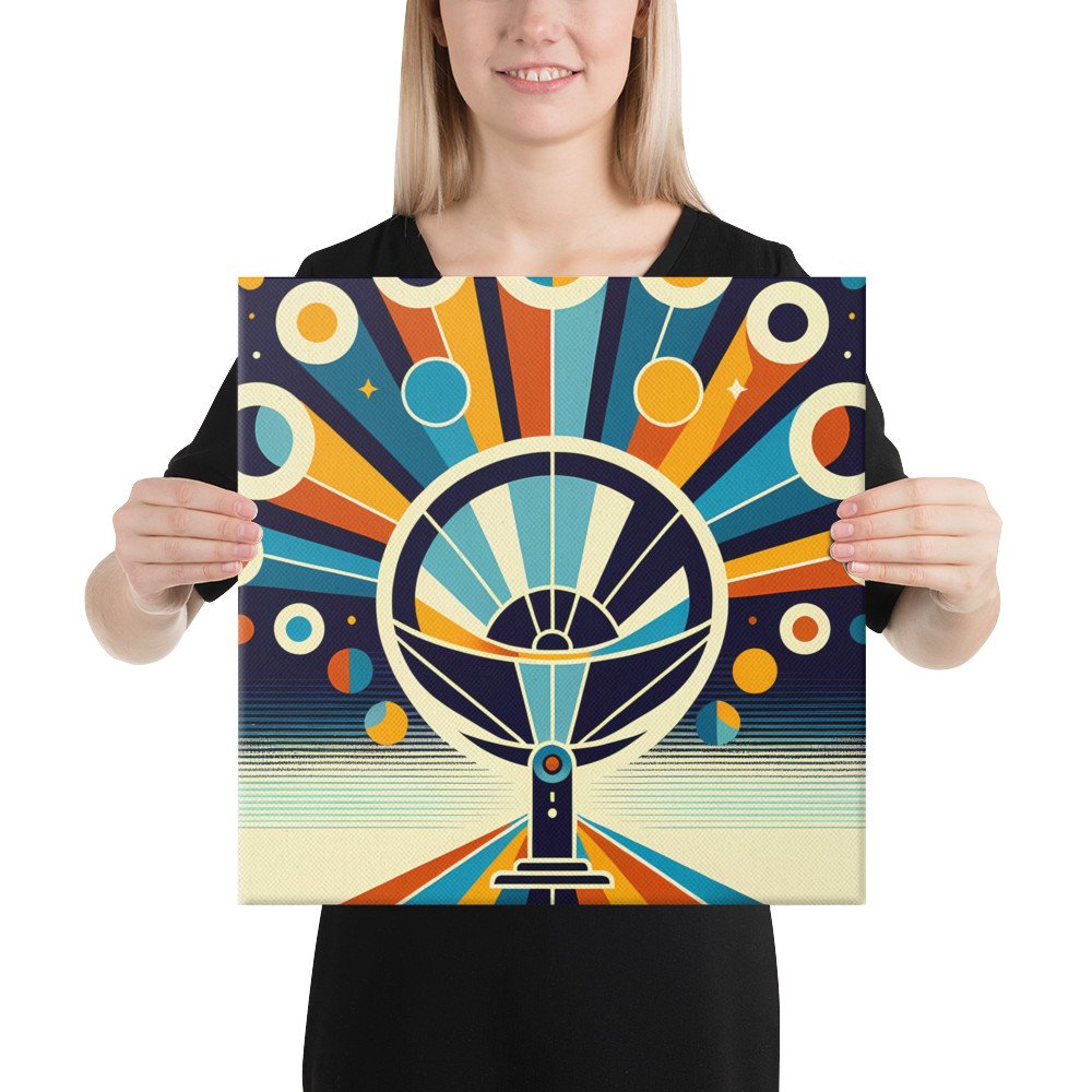 Retro Space Radar Burst