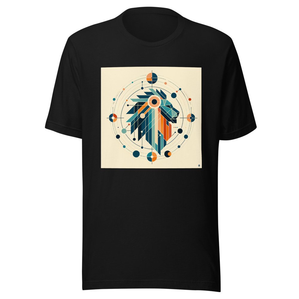 Geometric Leo Zodiac Symbol