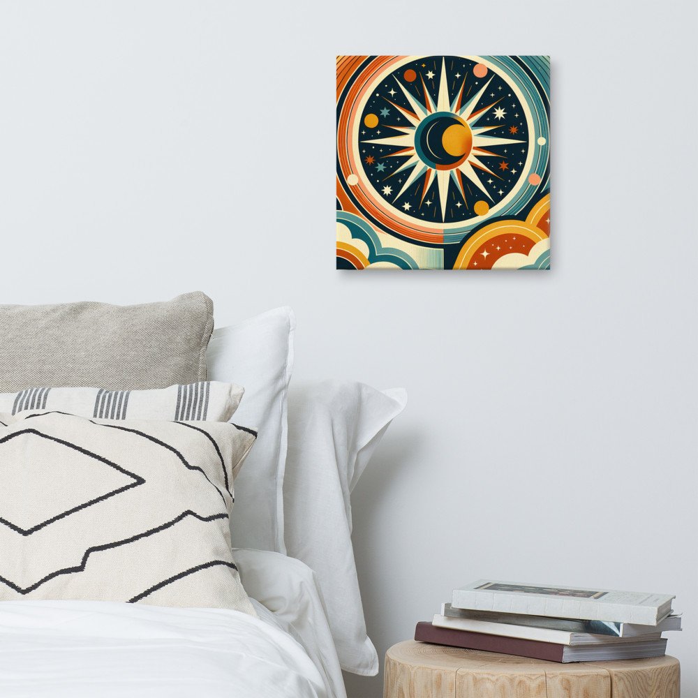 Celestial Sun Moon Starburst