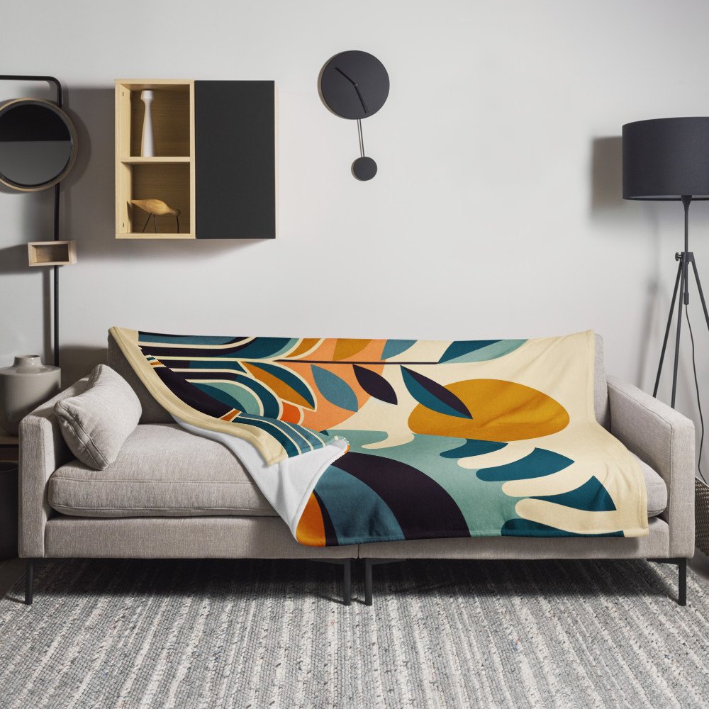 Abstract Botanical Sun Shapes