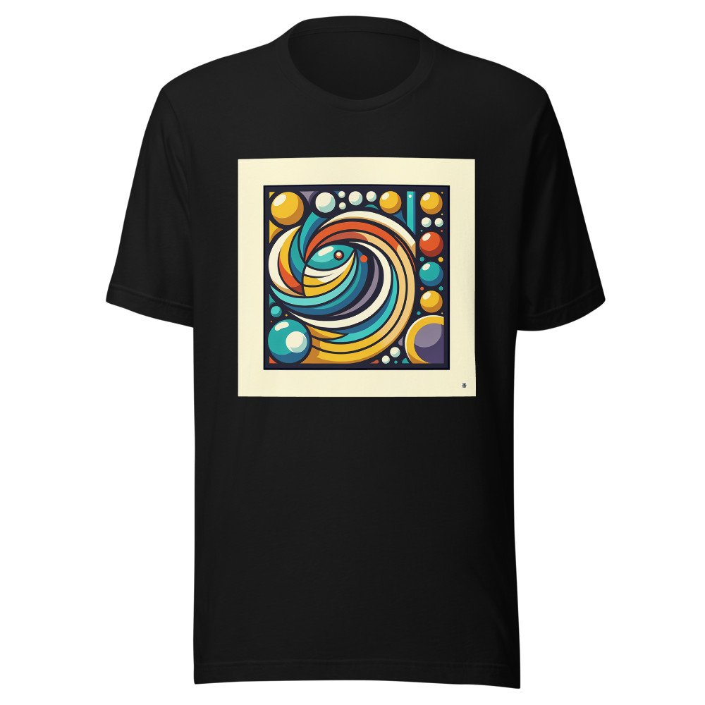 Vibrant Geometric Abstract Circles Design